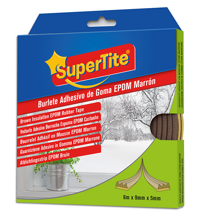 SUPERTite | Adhesivos y pegamentos |  |  | BURLETE PUERTA SILICONA TRANSPARENTE