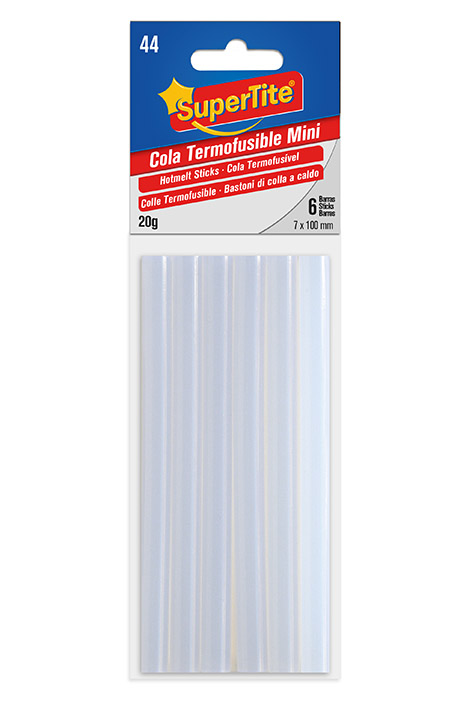2444 COLA TERMOFUSIBLE MINI 20G 10CMX7MM 6 UDS