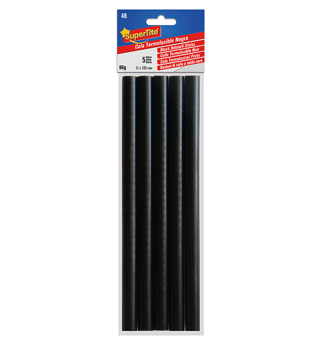 2748 COLA TERMOFUSIBLE NEGRA 86G 18CMX11M 5 UDS